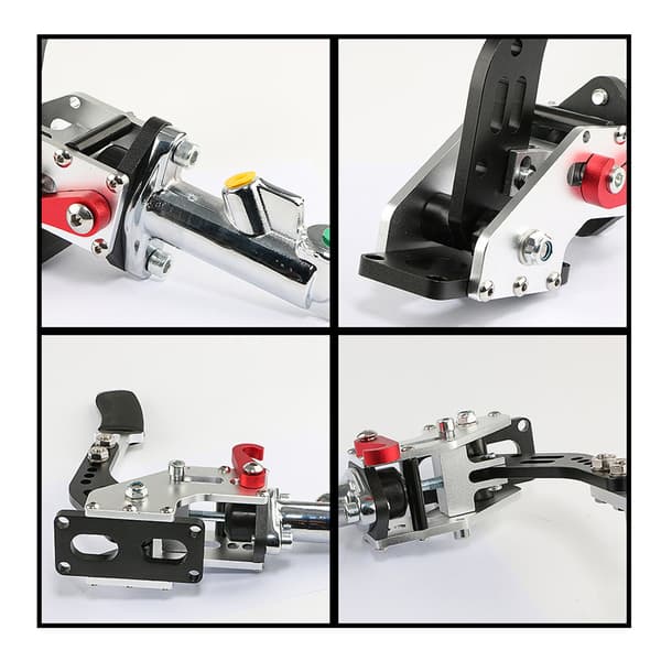 Racing Bromssystem Handbroms Universal Aluminium Hydraulisk Handbromsspak Black