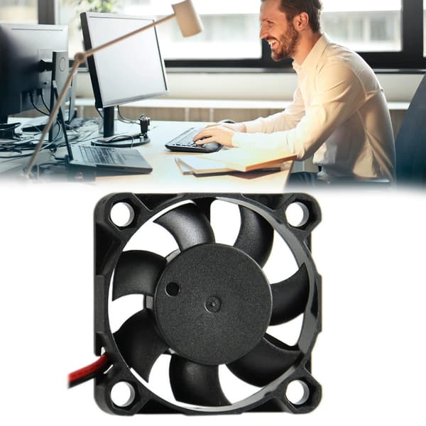 40mm 5V 12V 24V 3D Printer Køleventilator med Dobbelte Kuglelejer til Elektronik null - 12V