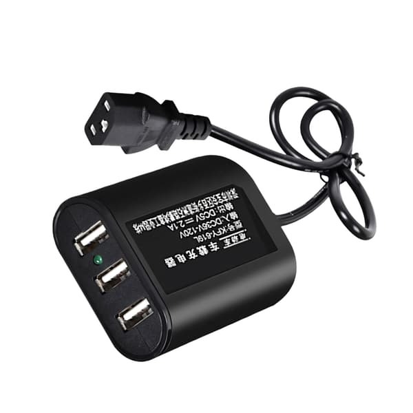 Kompakt USB-oplader til elbiler Opladningsadapter til telefoner tablets