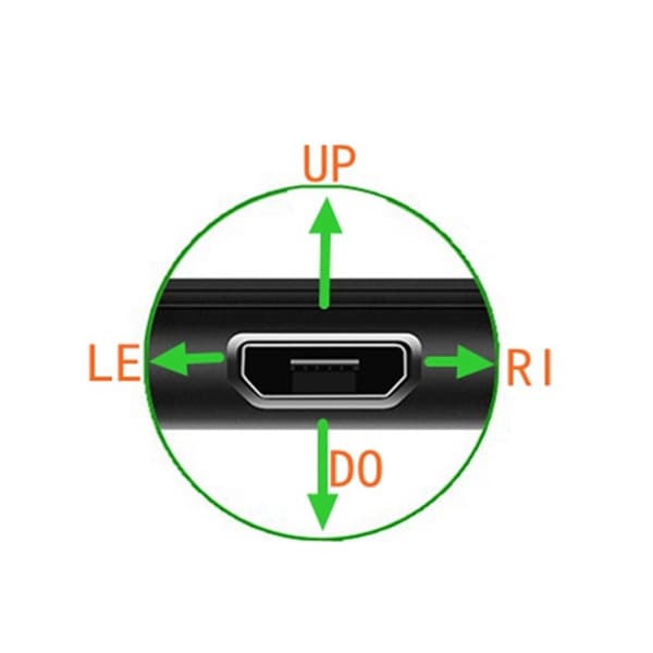 USB til USB 5-pinners konverteringskabel Flat gummiledning Rask lading Fleksibel ledning 3m - LE