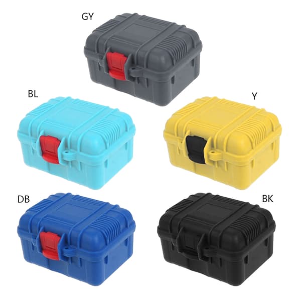 Skyddande Klockbox Vattentät Klockförvaringslåda ABS-Material Yellow