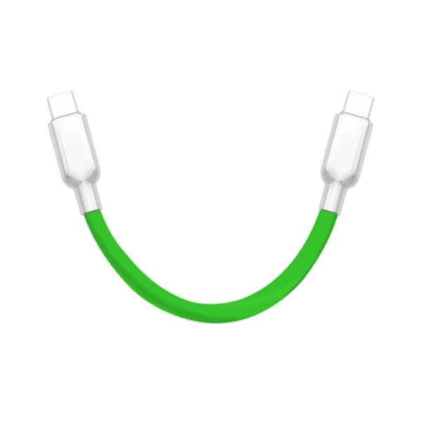 USB C Rak Huvud Datakabel Tråd Hane till Hane Typ C Data Synk Sladd Linje Black 35CM