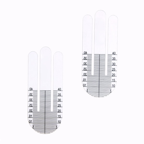 2 st/set Optisk PH-linjal Pupillhöjdsmätare Optometri PH-testare Lätt