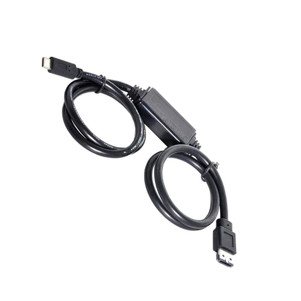 USB 3.0 Type C til eSATA Adapterkabel med 5V Strømudgang til Eksterne HDD SSD'er ODD