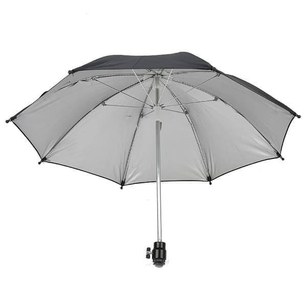 Fotoparaply med justerbart 360 roterende kulehode 50 cm diameter paraply
