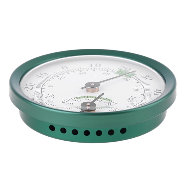 Mini Inomhus Termometer Hygrometer Analog 2 i 1 Temperatur Luftfuktighetsmätare Mätare för Hem Rum Utomhus Kontor Rund