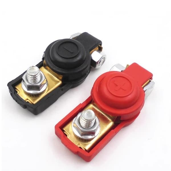 Bil Auto Quick Release Batteripolsko Klemmer Til 12V 24V Køretøj Small diameter Alloy model