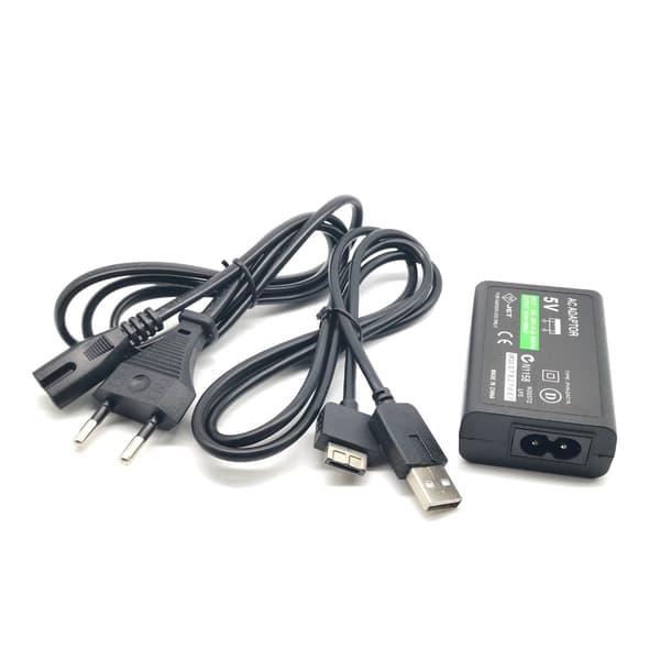 Hjemmelader Strømforsyning AC-adapter USB-datakabel Ledning For EU