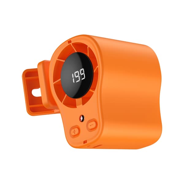 USB C Genopladelig Bælteventilator Stille Personlig Køleventilator til Udendørs Arbejde Orange