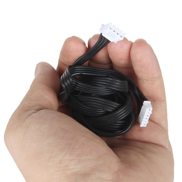 Høj Fleksibilitet 3D Printer Del Steppermotor Kabel 4Pin Til 6Pin Ledningsføring null - 1m