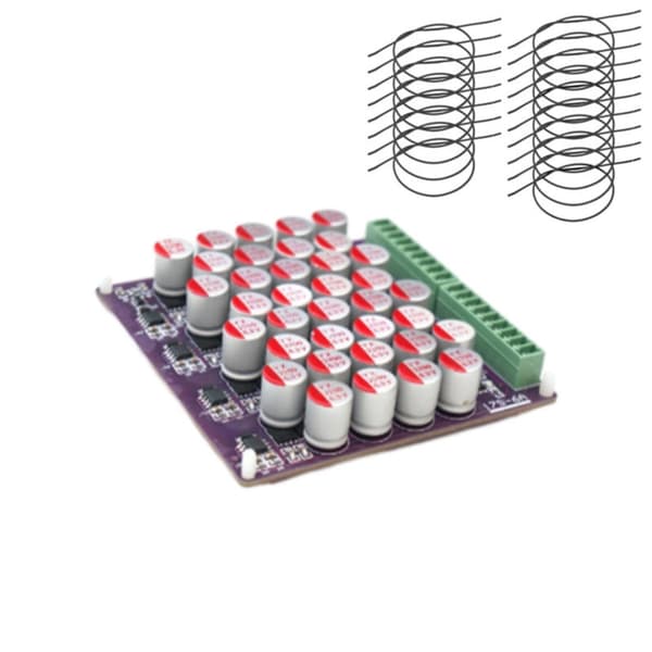 Effektive 6A Aktive Equalizere Aktiv Balanceringsplade til Lithium Batteripakker, 4S/6S/17S, Udvidbart Design 4S