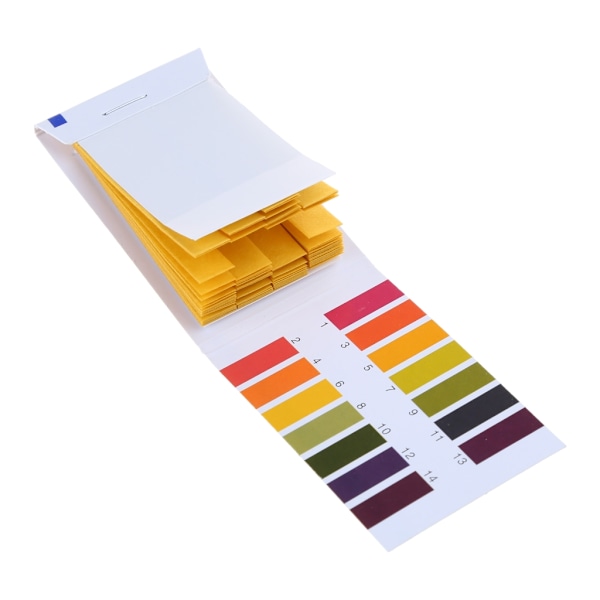 80 Strimmar pH-testpapper 1-14, Litmustestpapper för vatten, jordprovning, alkalinitet, syraindikator, mätverktyg