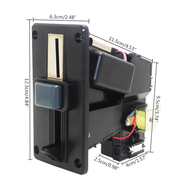 Multimynt Acceptor Elektronisk Rullande Mynt Acceptor Selektormekanism Vendingautomat Arkadspel Biljett Inlösen