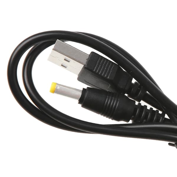 USB 2.0 hann til DC 4.0x1.7mm 5 volt DC-kontakt lader fatkontakt strøm