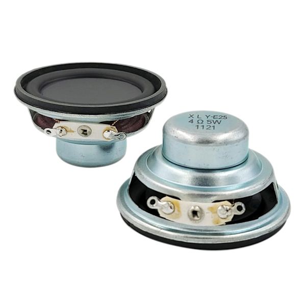 45mm 4Ohm 5W Full Range Stereo Högtalare Runda Högtalare 16Coil Gummikant Multimedia Högtalare