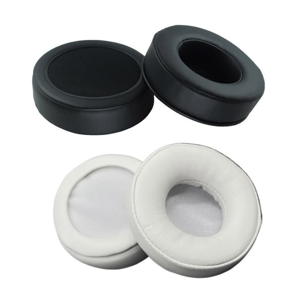 Memory Foam Øreputer Svamper Erstatningsputer Deksel Øretelefoner for Hodetelefoner 90mm Black