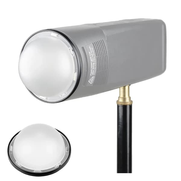 Kamera Set-top Flash Diffuser AK-R11 Dome Diffuser til V1 Flash-serien
