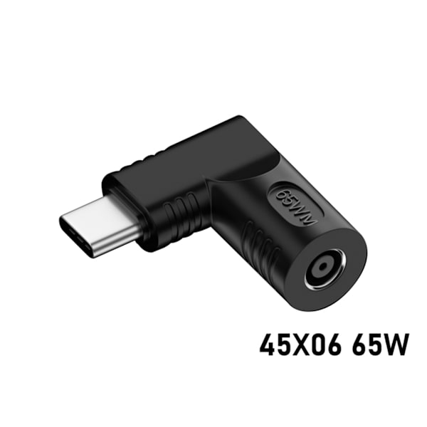 Type-C DC Strømstik Jack Stik TypeC Han til DC- Hun Adapter Konverter til Notebook PC Telefon Valgfri null -  5.5x2.5mm