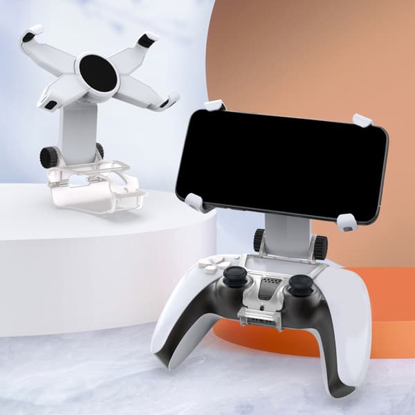 Gamepad Tilbehør Trådløs Controller Telefonholder Klips til Controller Mobil Gaming Klemmebeslag Roterende Stand