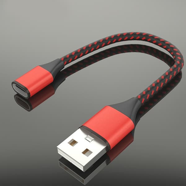 USB C hona till USB hane-adapter Typ C till USB 2.0 laddningskabel dataöverföring Blue