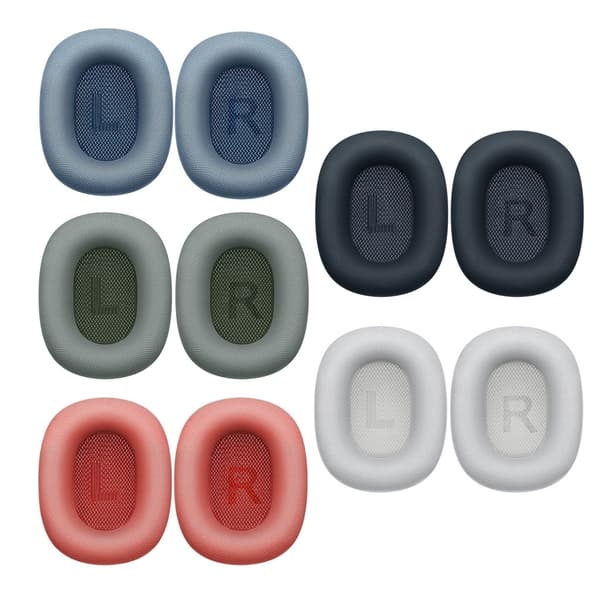 Øreputer til Air Pods Max hodetelefoner Øreputer Erstatningsøreputetrekk med White