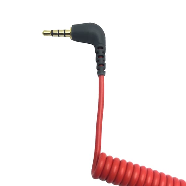 Erstatnings 3,5 mm TRS til 3,5 mm TRRS adapterkabel for RODE SC7 SC2 av Video MIC B