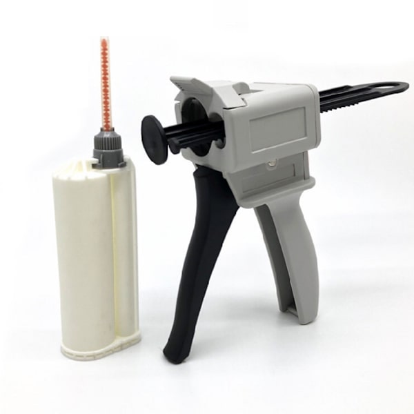 50ml Tvåkomponents AB Epoxilim Applikator Limpistol Dispenser Lim Squeezed Blandad 50ml 10:1 Manuell Fogverktyg