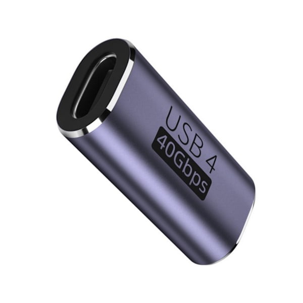 USB4.0 40Gbps Type C til USB C Adapter USB C Adapter 100W Hurtigladekonverter