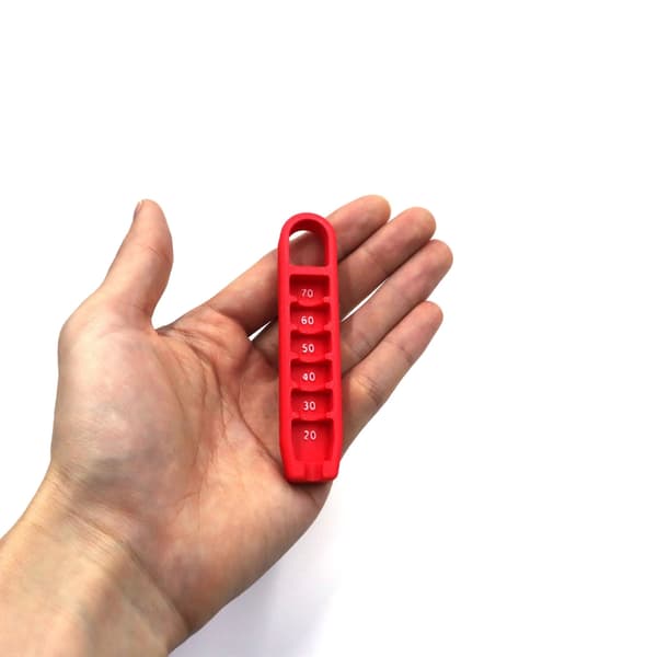 Plastjusteringer Tees Højdejustering Golf Tees Højde Måler Elevator White