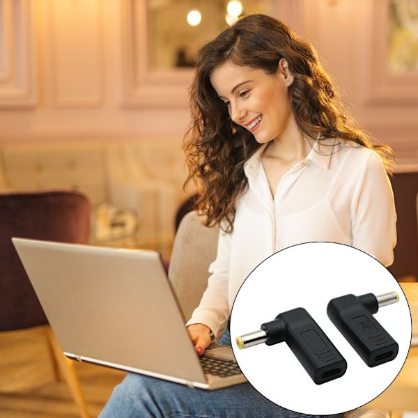 Resevänlig Typ C till DC5.5x2.5mm-adapter för A53V/A55V bärbara datorer Laddningsadapter PD Emulator Triggers Power Delivery