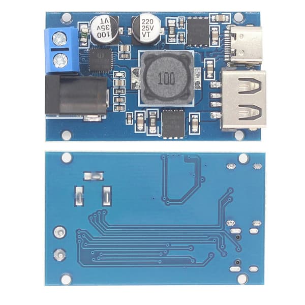 12V til 5V Step Down-omformere Strømadapter for hurtiglading av enheter USB-port
