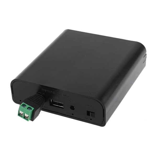 18650 Power Bank-fodral 4-slots Batterikontainer Batterihållare med USB