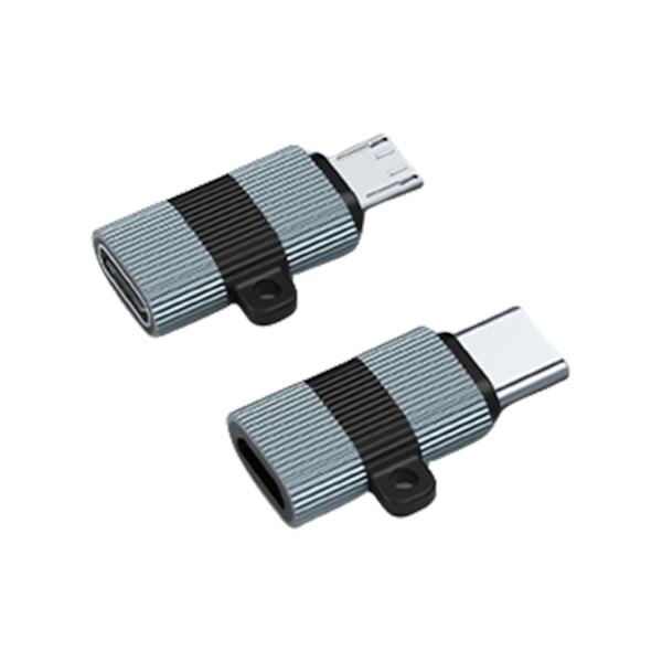 USB C Hun til MicroUSB Han Adaptere Type C til MicroUSB Oplader Adaptere til Telefon null - Android male
