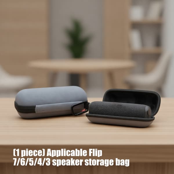 Støtdempende holder for Flip 7/6/5/4/3 Bluetooth-kompatible høyttalerveske Black