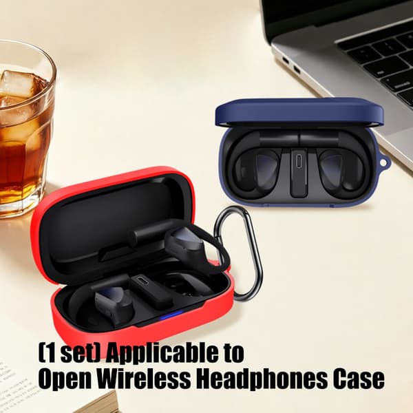 Silikoneskal Støvafvisende Hus Mod Daglig Slid til ROG Cetra Open Earbuds Black