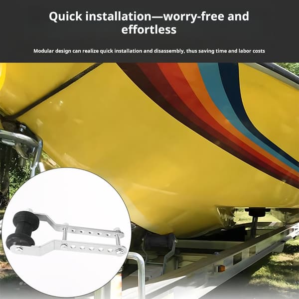 Robust marinetilhenger rullesystem justerbart, designet for langvarig bruk