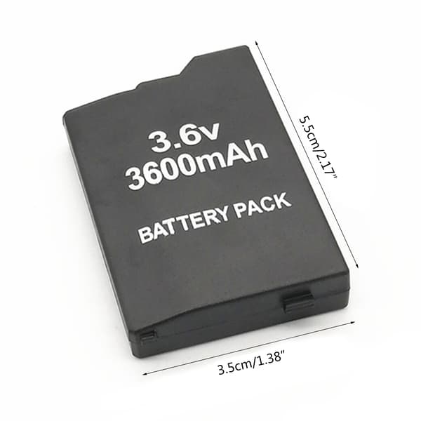 2 stk. bærbar gamepad-batteri 3,6V 3600mah til 2000 til 3000