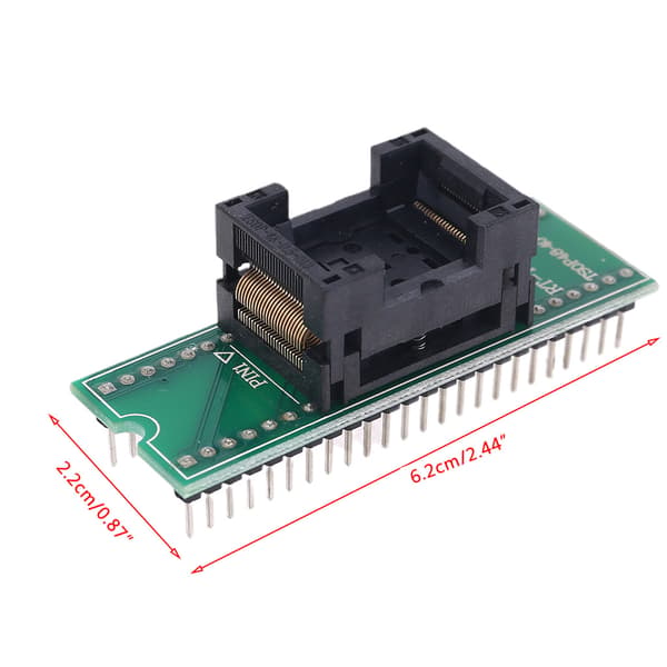 TSOP48 Til DIP48 Dobbel Kontakt Gullbelegg Universal IC Programmerings Sokkel Adapter