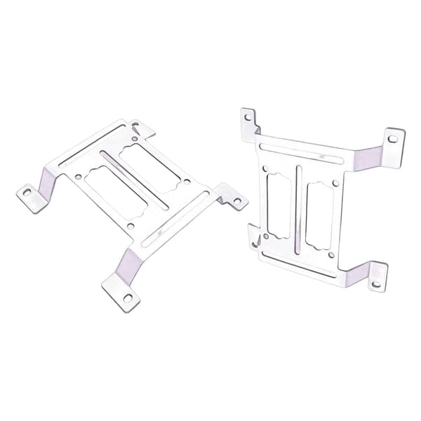Justerbar computer vandkølingspumpe og tankholder til 120MM radiator White
