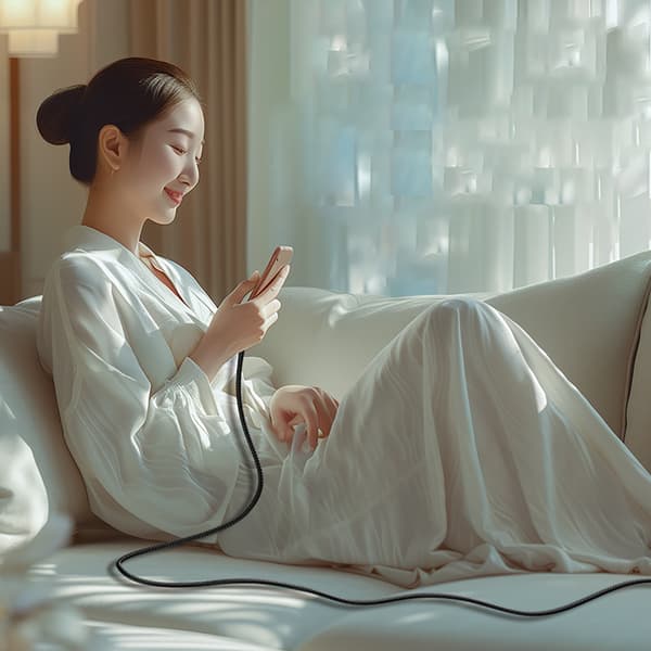 USB til USB C kabel 480Mbps overførselsladekabel til telefon laptop tilbehør 3m