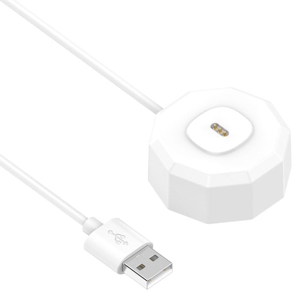 USB 3-Pin Magnetisk Laddningsdocka Bas USB Laddningskabel för Laifen Tandborste White
