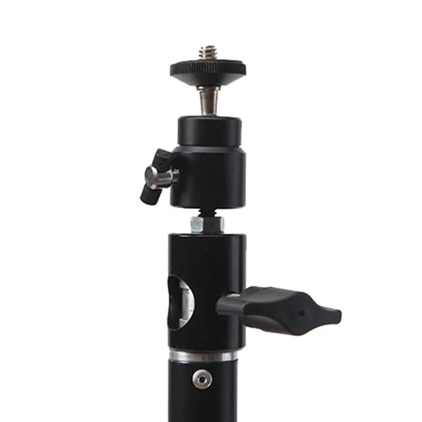 Hurtigadapter Konverter til Lysstativ Speedlight 3/8 Tommer Stud til 1/4 Tommer White Color 45661