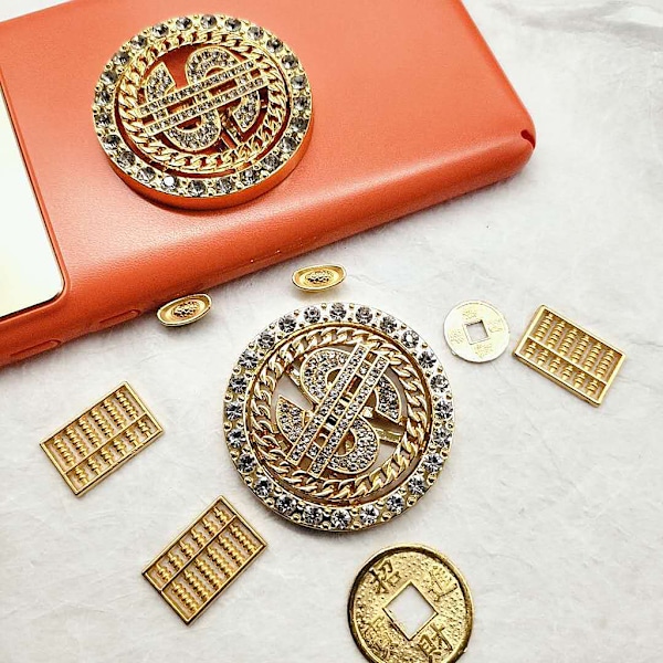 Ring Stand Holder för Time Comes Zinc Alloy 360° Rotation Mobiltelefon Ring Stand large