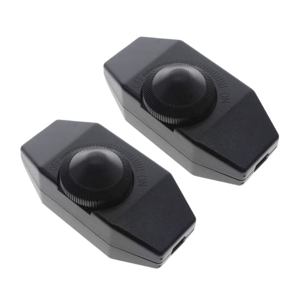 Oppgraderer LED-dimmerbrytere Dimbar LED-lys-bryter Justerbar knapp Black