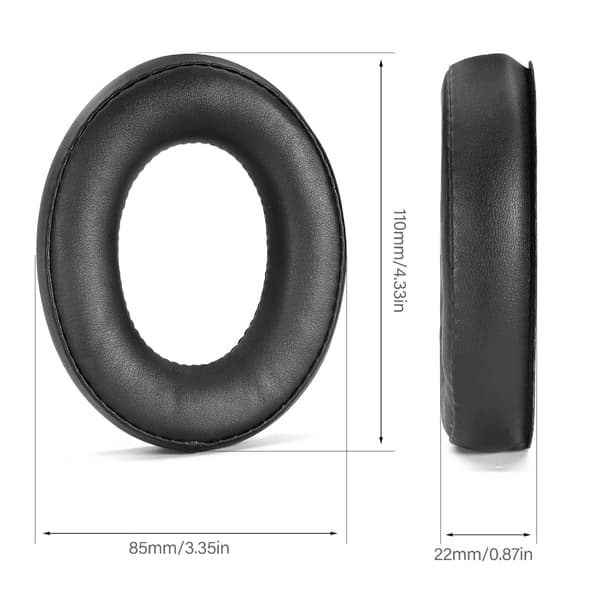 Premium Protein Leather Erstatning Øreputer Hodebøyle For HD620S HD400Pro HD560S Hodetelefoner Memory Foam Puter