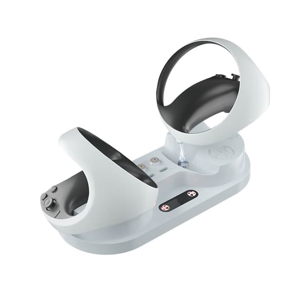 Multifunksjonell kontrollerladestasjon for PS VR2-håndtak og displaystativ