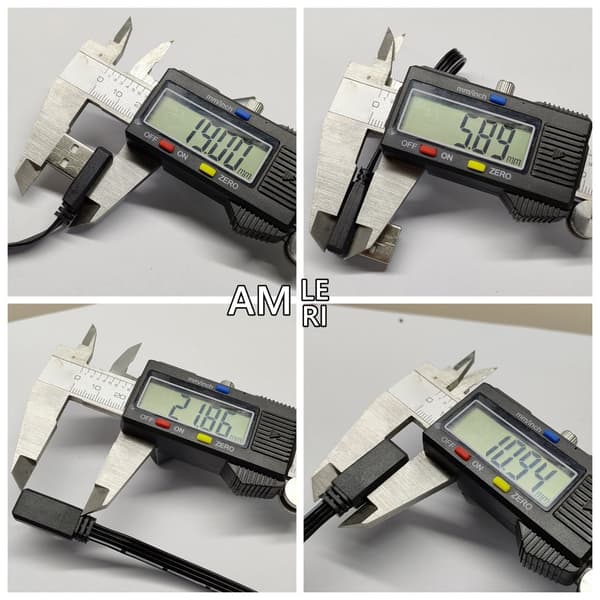 Flat datakabel USB 2.0 forlengelseskabel 90 graders/rett hode hann til hun 0.3m Bend left