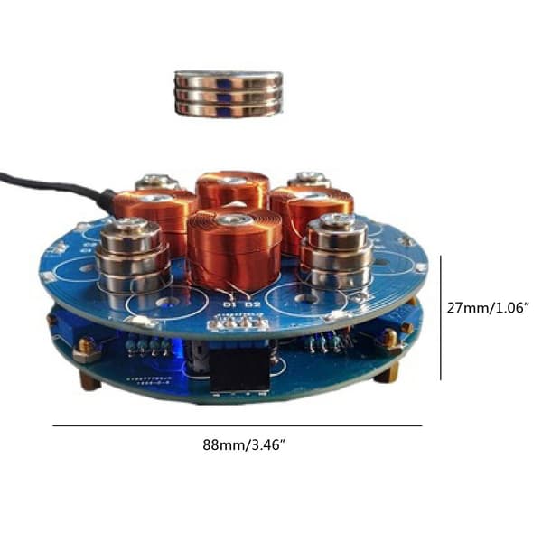 Magnetisk Levitation Modul Magnetisk Levitation Kit DIY Display Platform Modul null - 0.3kg