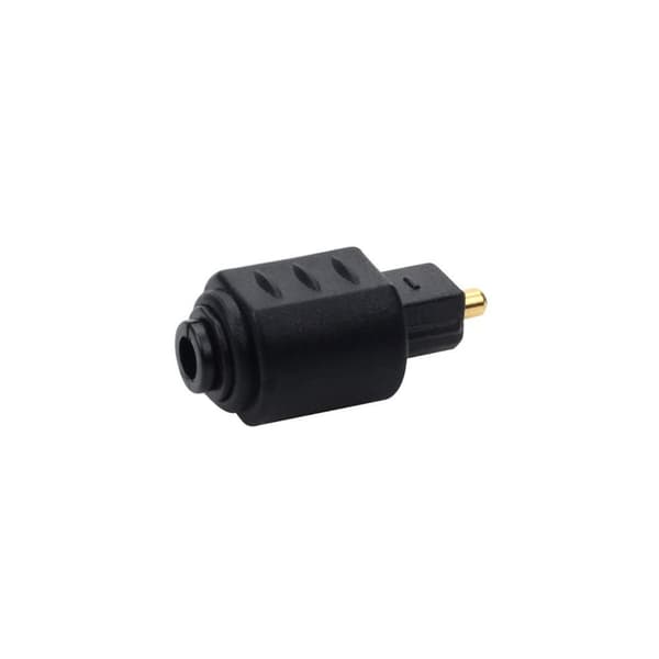 3,5 mm Mini Plugg til Toslink Hann Adapter Optisk Lydadapter Forbedrer Digital Lydoverføring For Forsterkere null - 1pc