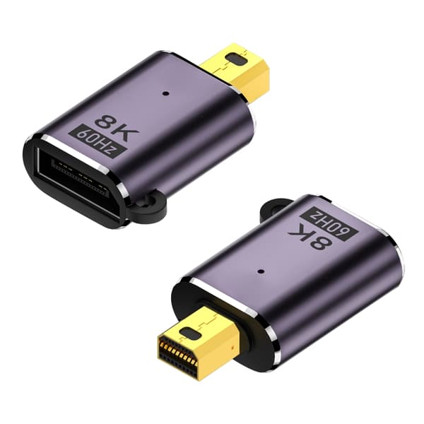Mini Adapter Han til Hun Konvertere DP1.4 null - Mini DP M to DP F